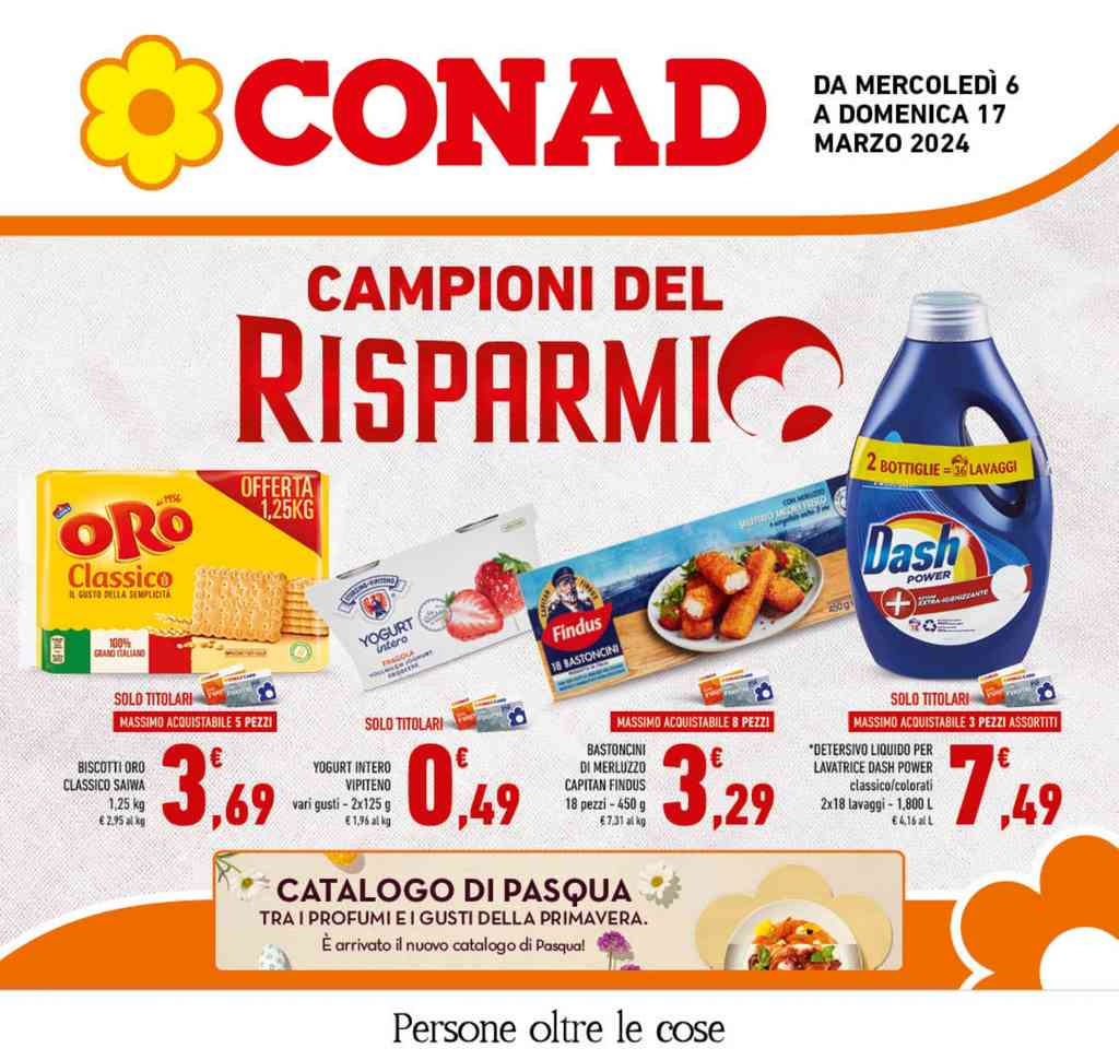 Volantino Conad Lazio Dal 6 Al 17 Marzo 2024