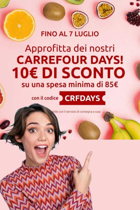 Ecco lo sconto Carrefour sulla spesa online: come risparmiare 10 €